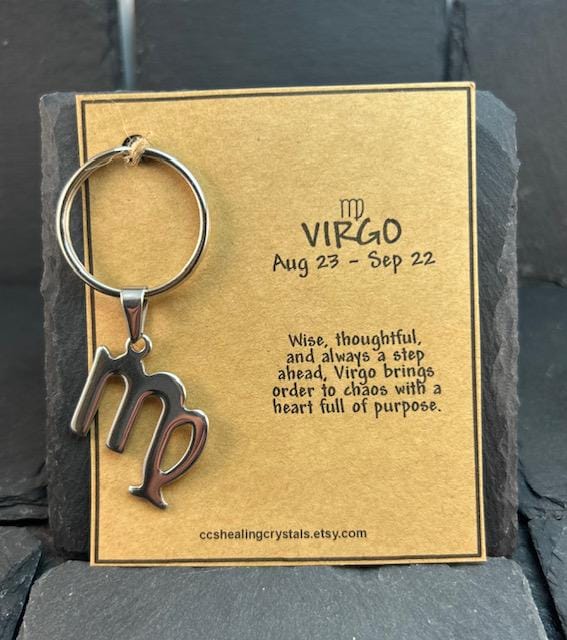 Leo zodiac Keyring Gift for LEO Man Woman Personalized Leo gift for astrology lovers July August Birthday Gift keychain gift for best friend