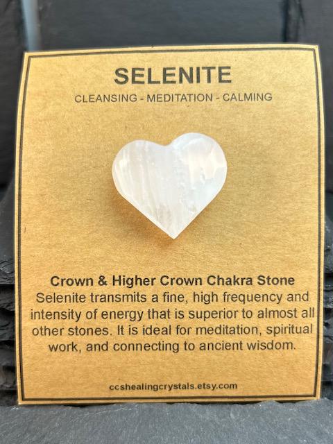 Natural Crystal Heart Worry Stone, Thumb Stone, Meditation Crystal, Palm Stone, Pocket Stone Gift, Smooth Gemstone, Gifts for Student