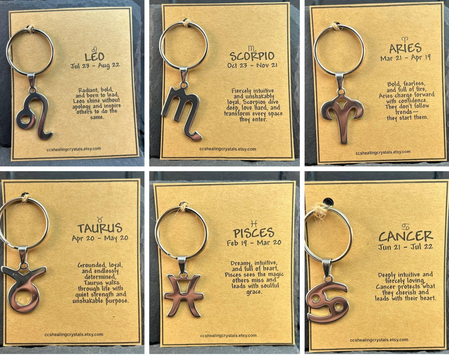 Leo zodiac Keyring Gift for LEO Man Woman Personalized Leo gift for astrology lovers July August Birthday Gift keychain gift for best friend